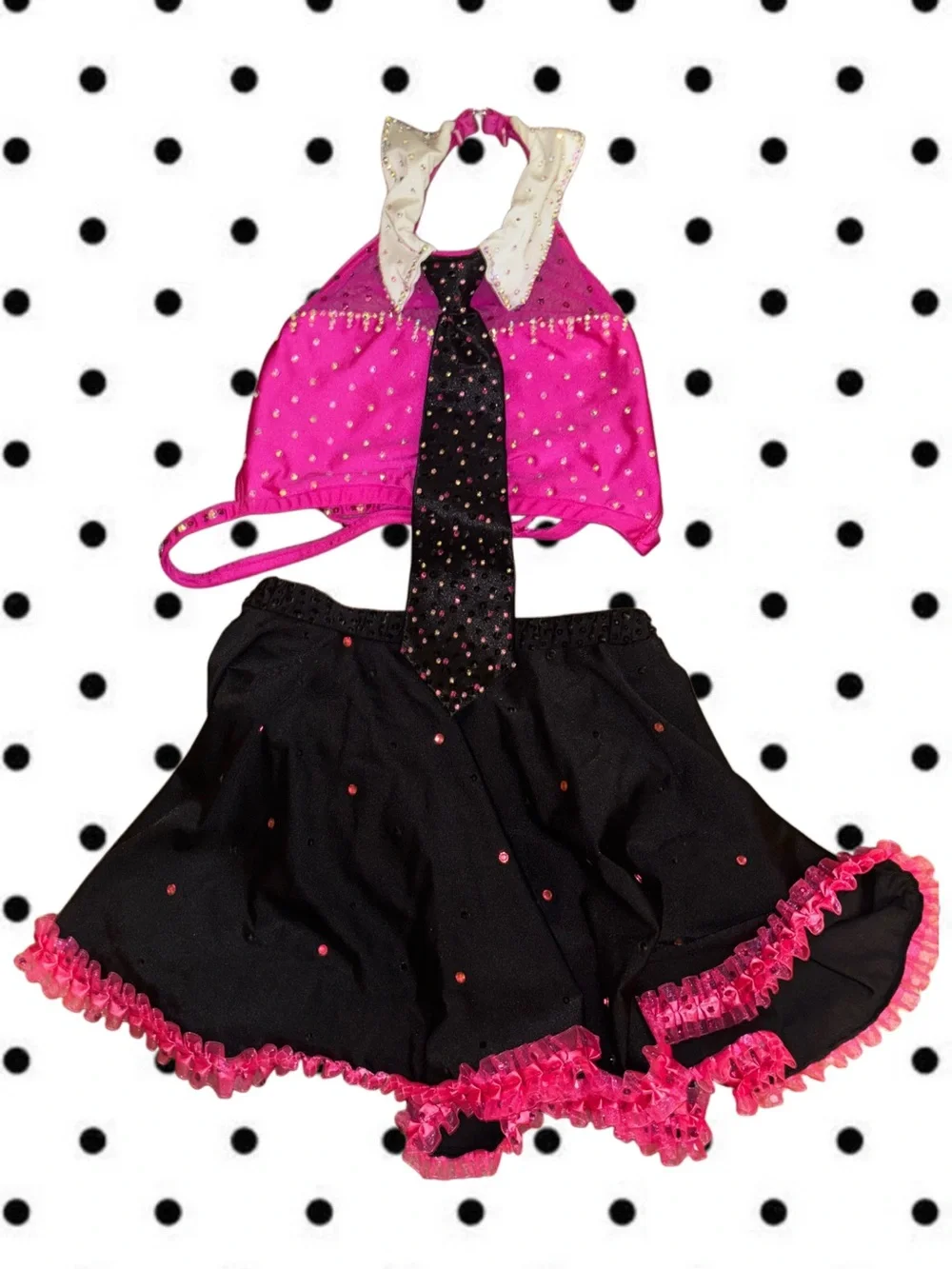 Girls Custom 2-Piece Solo Competition Dance Costume